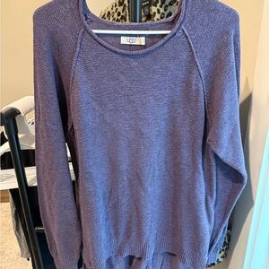 UGG Purple Crew Neck Sweater Soft Knit